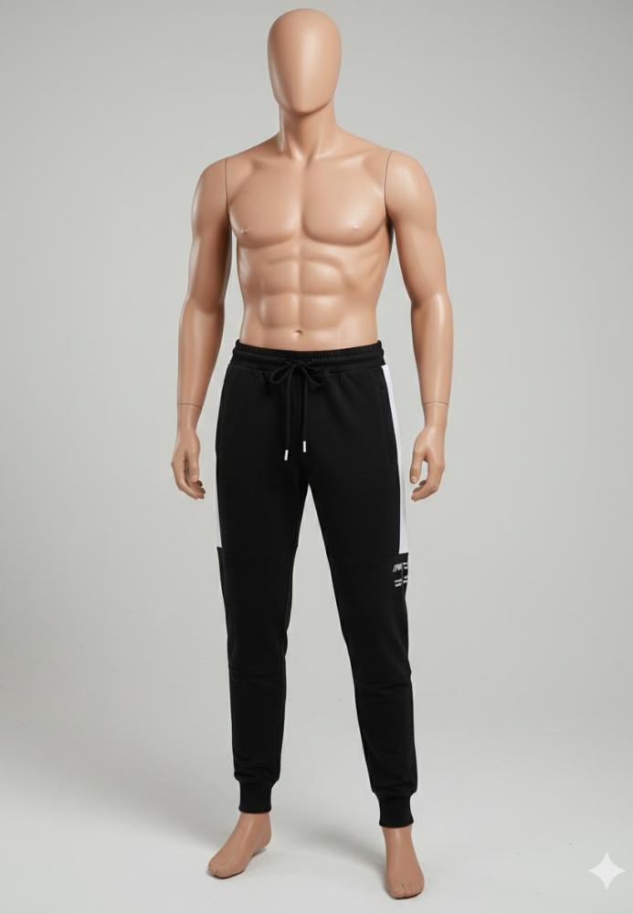 Pantaloni de sport barbat ,culoare negru,Engros